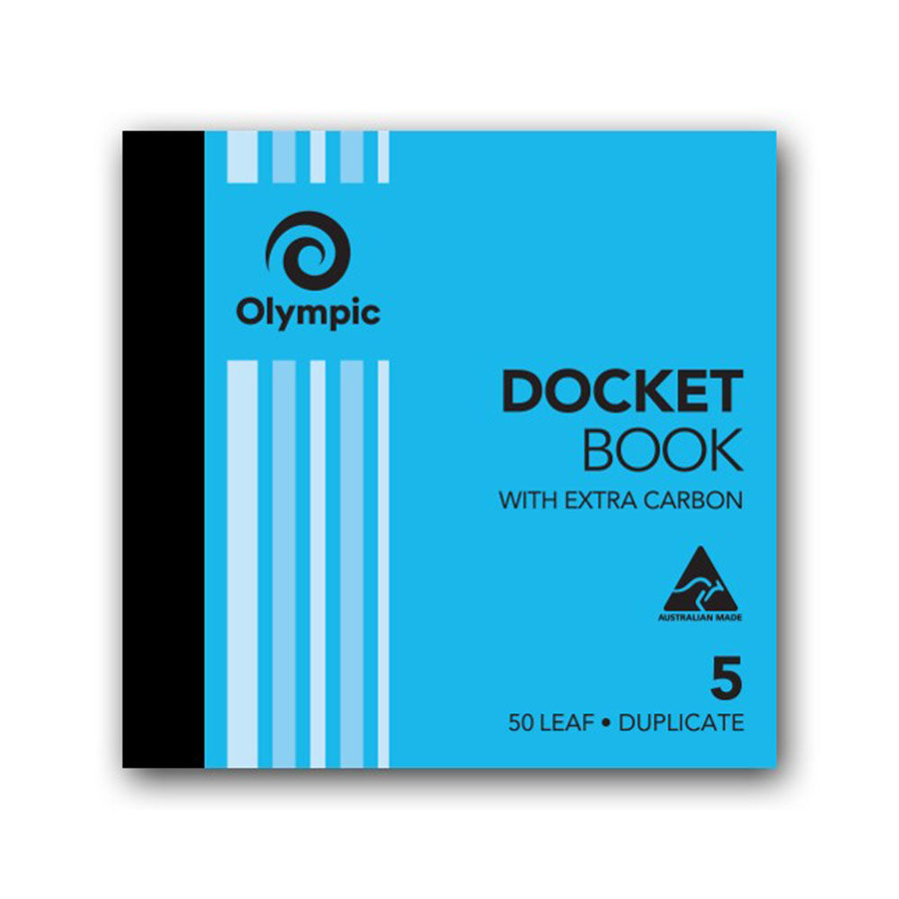 Olympic No 5 Duplicate Docket Book avec du carbone supplémentaire
