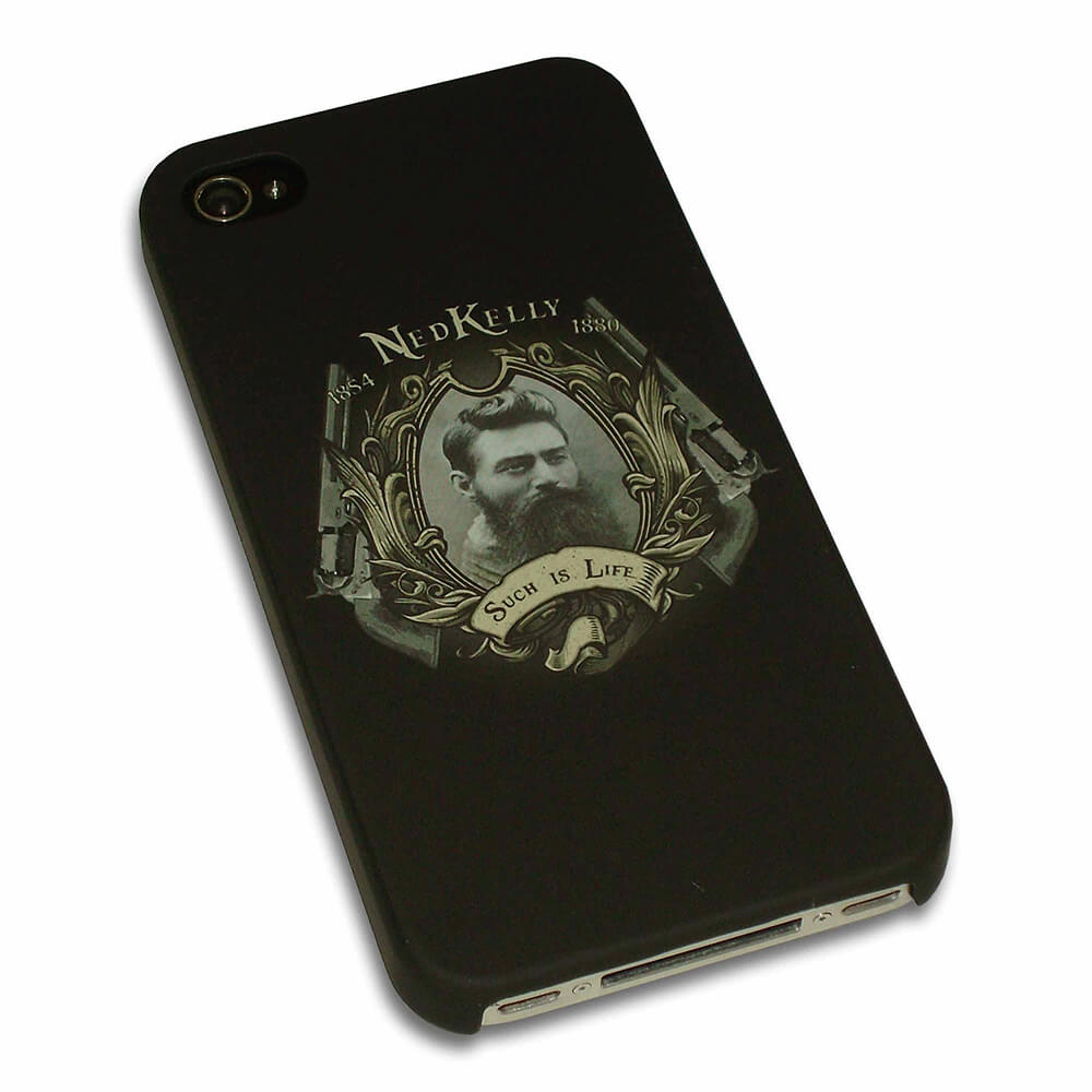 Ned kelly tel est la vie imprimée conception iPhone 4 case