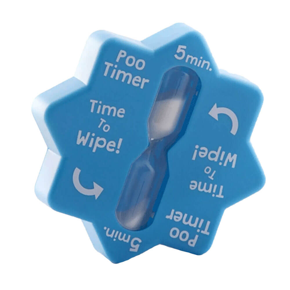 Poo Timer fois Up Get Wiping 5 minutes (bleu)