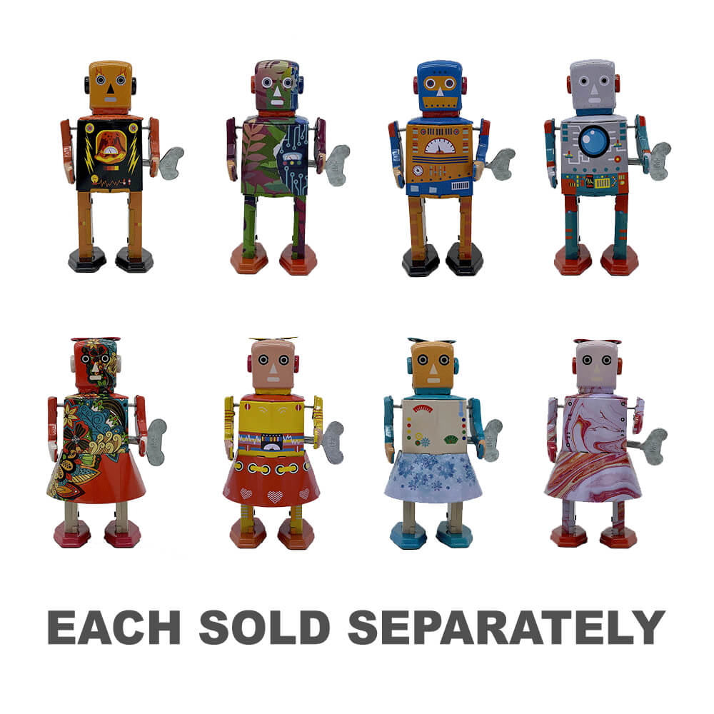 M. et Mme Tin Robot Toy 15cm