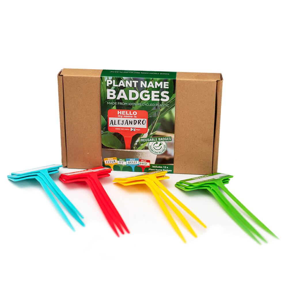 Badges de noms de plante bubblegum