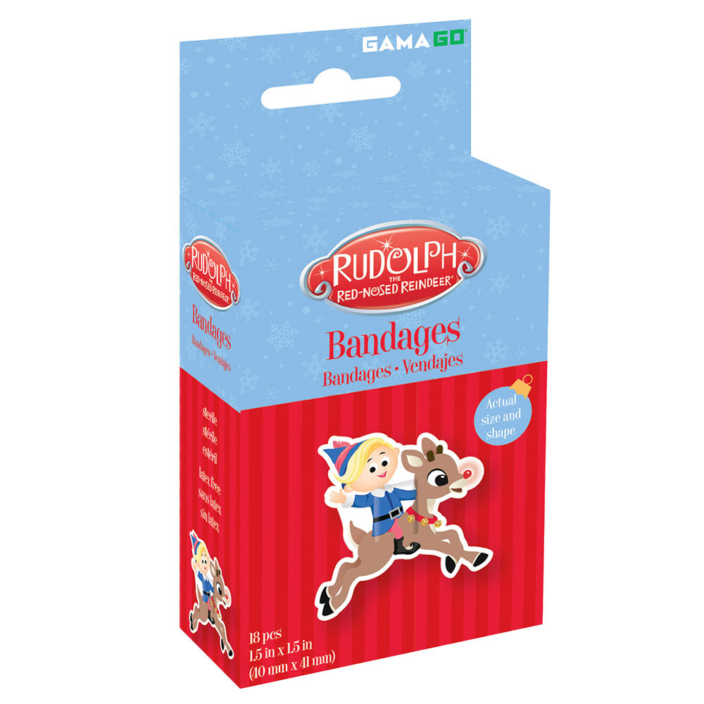 Gamago Rudolph les bandages de raindeer au nez rouge